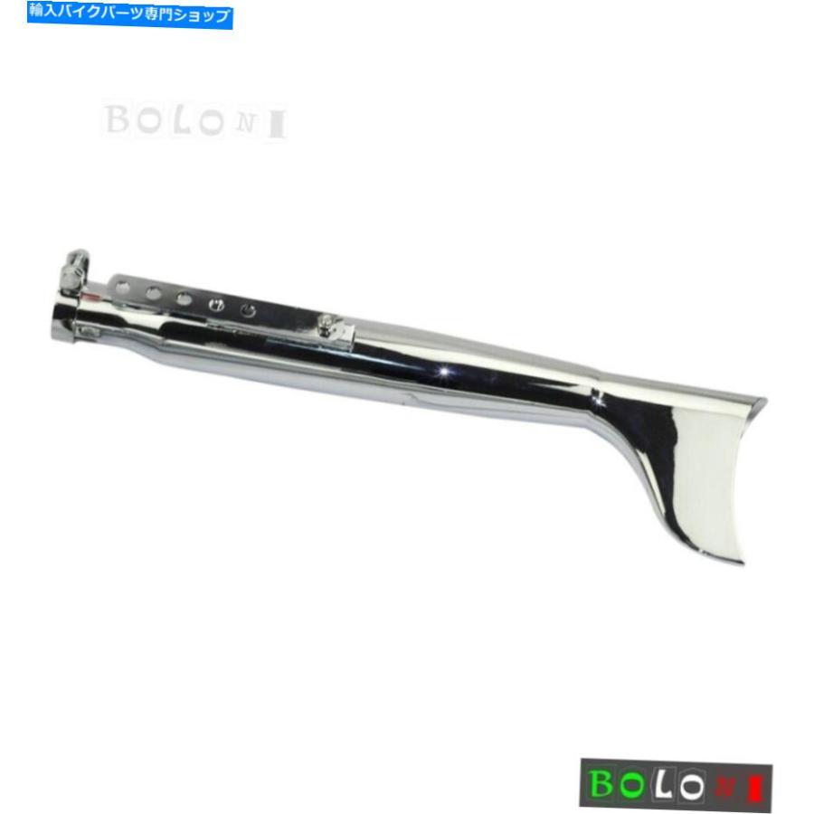 マフラー Harley Touring Road King Flht Flhrのためのマフラー排気のクロムフィッシュテールスリップ Chrome Fishtail Slip On Muffler Exhaust for_2
