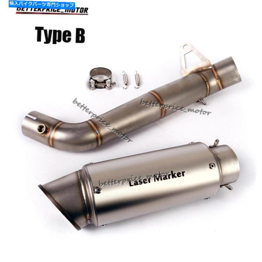 マフラー ホンダCBR1000RR 2008-2016ステンレス鋼の排気マフラー管+中央管 For Honda CBR1000RR 2008-2016 Stainless Steel Exhaust Muffler Pipe + M_2