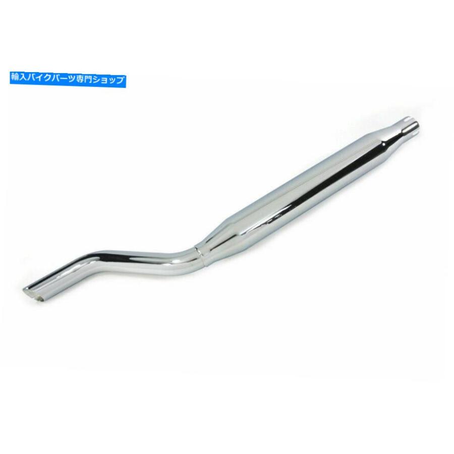 マフラー v-twinによるハーレーダビッドソンのダウンスラッシュ付きアップスイープマフラー Upsweep Muffler with Down Slash for Harley Davidson byの画像