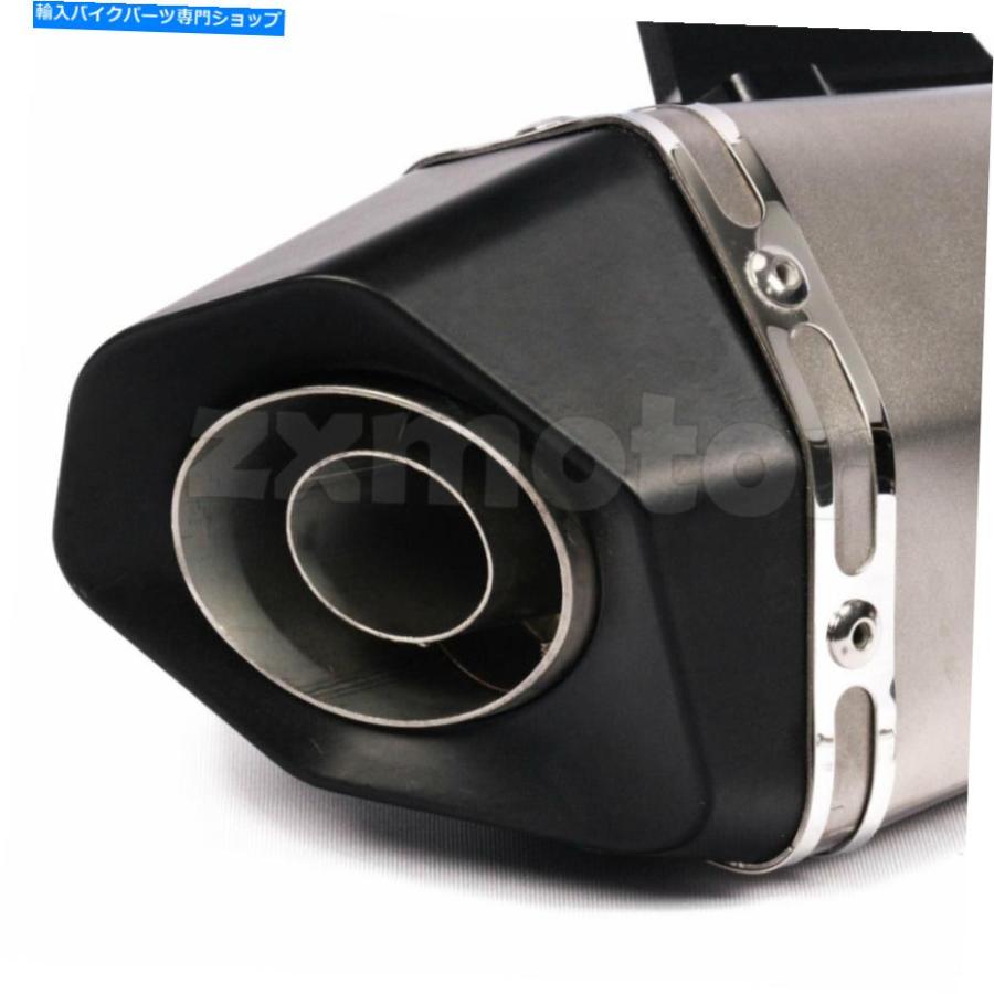 マフラー 13.6インチのオートバイの排気キット1.5 \"-2\"マフラーマットTiのパフォーマンススリップ 13.6 inch Motorcycle Exhaust Kit 1.5\"-2\" Performの画像
