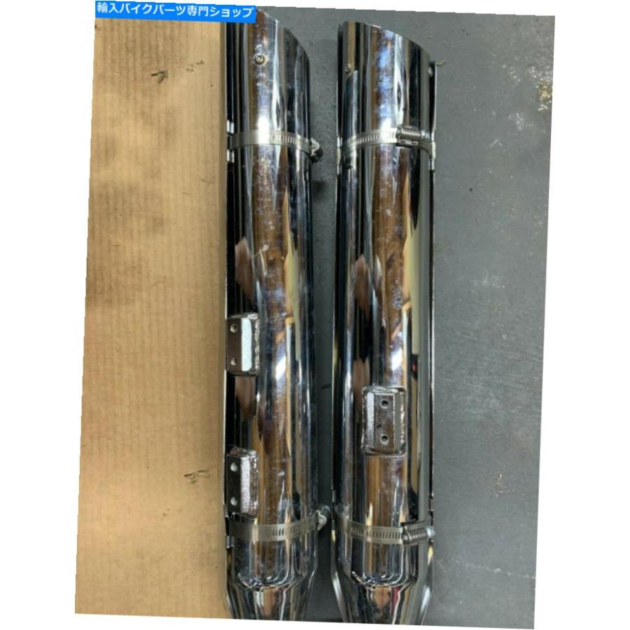 マフラー ラッシュエキゾースト - 26401-175 - 3インチ。スリップオンマフラー、1.75インチ。バッフル - スラッシュダウン - Rush Exhaust - 26401-17の画像