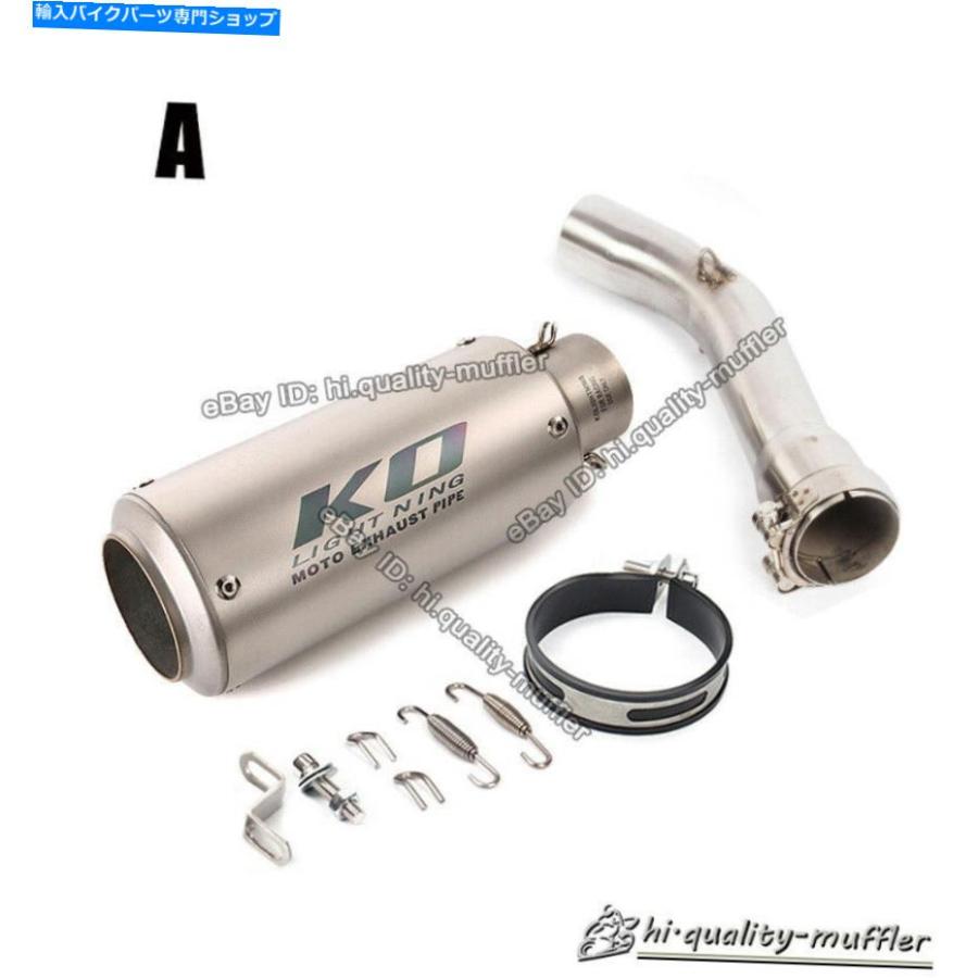 マフラー ヤマハFZ1オートバイスリップオン排気マフラーパイプリンクミドルコネクトパイプ For Yamaha FZ1 Motorcycle Slip On Exhaust Muffler Pipe_1