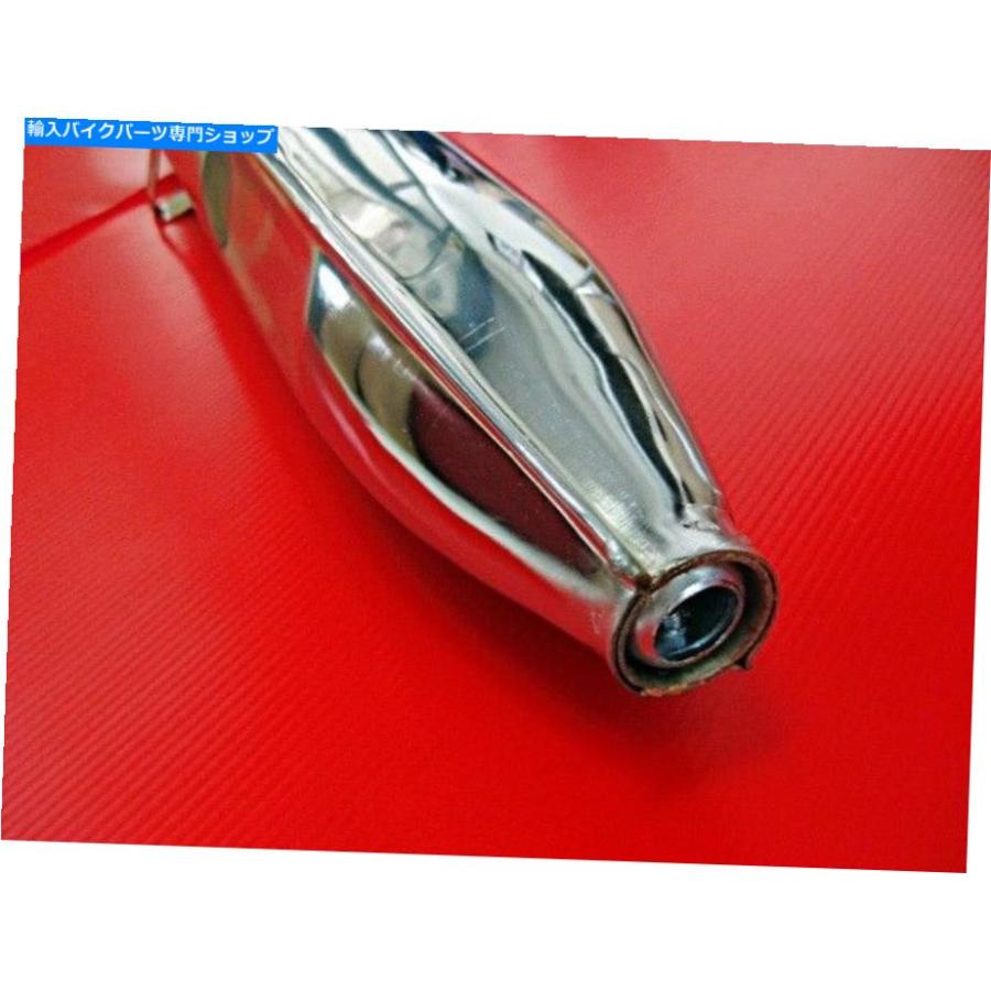マフラー ホンダC50 C65 C70エキゾーストマフラーセット+バッフル＃BI604＃ HONDA C50 C65 C70 EXHAUST MUFFLER SET + BAFFLE #BI604#の画像