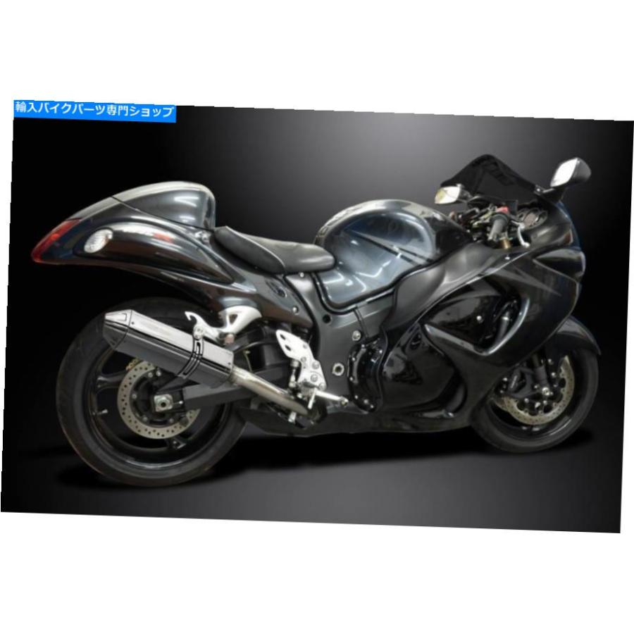マフラー デルキヴィック13 \"ステンレス三重楕円形マフラー - 鈴木隼人GSX1300R 2008-2017 Delkevic 13\"" Stainless Tri-Oval Mufflers - Suzuki Hayab"_2