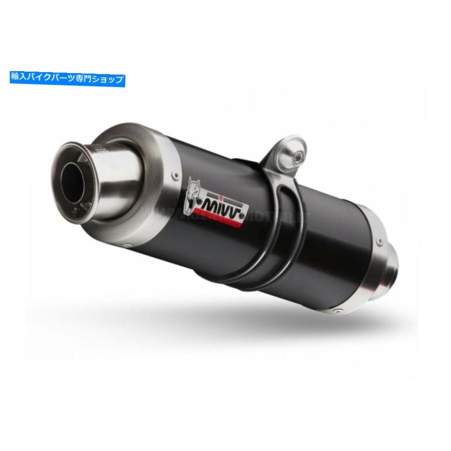 マフラー MIVVエキゾーストマフラーGPブラックスチール勝速トリプル2005 05 Mivv Exhaust Muffler GP Black Steel Triumph Speed Triple 2005 05の画像