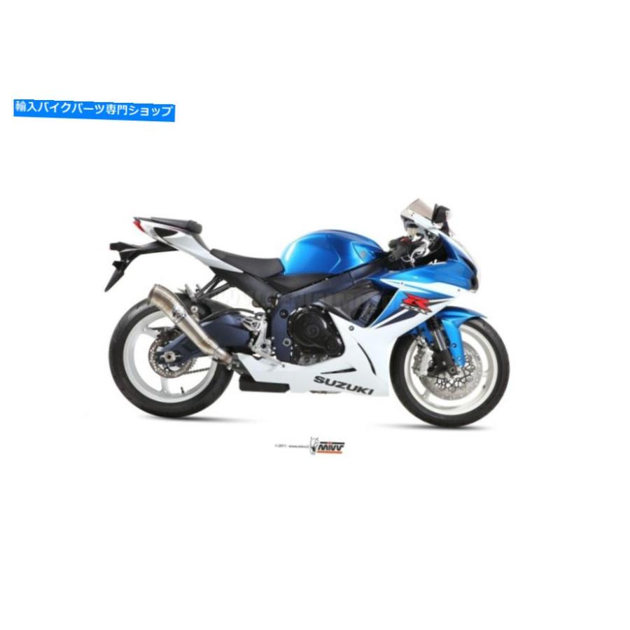 えり巻き MIVVエキゾーストマフラージブリスチールスズキGSX R 600 2016 16 Mivv Exhaust Muffler Ghibli Steel Suzuki Gsx R 600 2016 16