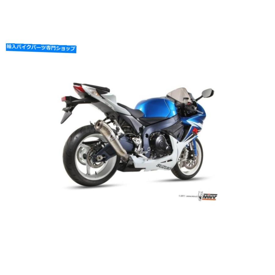 えり巻き MIVVエキゾーストマフラージブリスチールスズキGSX R 600 2016 16 Mivv Exhaust Muffler Ghibli Steel Suzuki Gsx R 600 2016 16