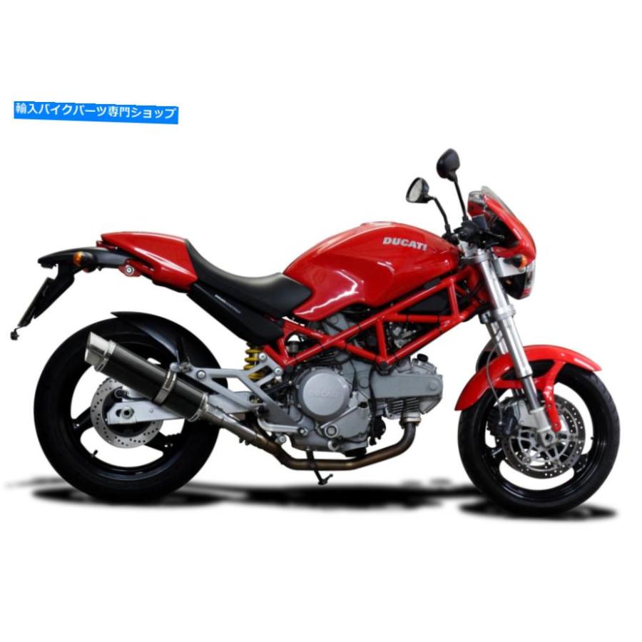 マフラー Ducati Monster 620排気口14 \"炭素繊維丸マフラー02-06 Ducati Monster 620 Delkevic Slip On Exhaust 14\" Carbon Fiber Round Muffler 02-0の画像