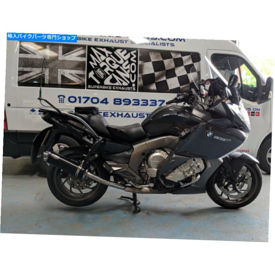 マフラー BMW K1600GT / L 2011-2020ステンレス/ブラックの三重楕円形