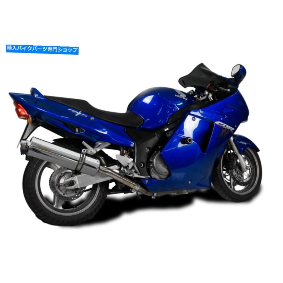 マフラー ホンダCBR1100XXブラックバードデルキビック4-2エキゾースト18 \"ステンレスマフラー96-09 Honda CBR1100XX Blackbird Delkevic Full 4-2 Exhの画像