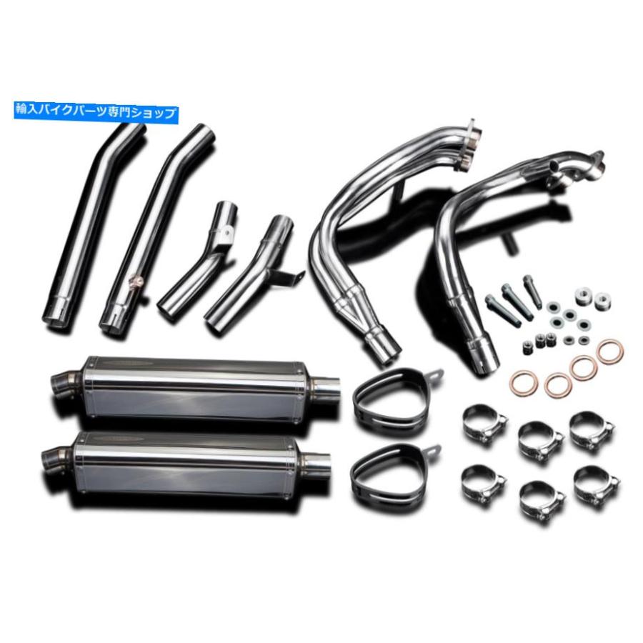 マフラー デルキビック4-2エキゾーストスズキHAYABUSA GSX1300R 17 \"ステンレス三重楕円形マフラー Delkevic 4-2 Exhaust Suzuki Hayabusa GSX1300R 1"_1