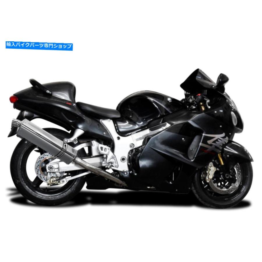 マフラー デルキビック4-2エキゾーストスズキHAYABUSA GSX1300R 17 \"ステンレス三重楕円形マフラー Delkevic 4-2 Exhaust Suzuki Hayabusa GSX1300R 1"_2
