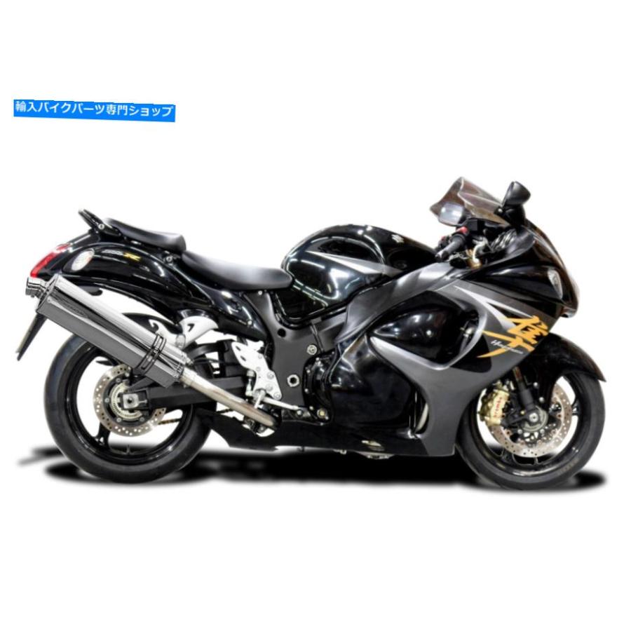 マフラー 鈴木隼人GSX1300Rデカット4-2エキゾースト18 \"ステンレスオーバルマフラー08-20 Suzuki Hayabusa GSX1300R De-Cat 4-2 Exhaust 18\" Stainlesの画像