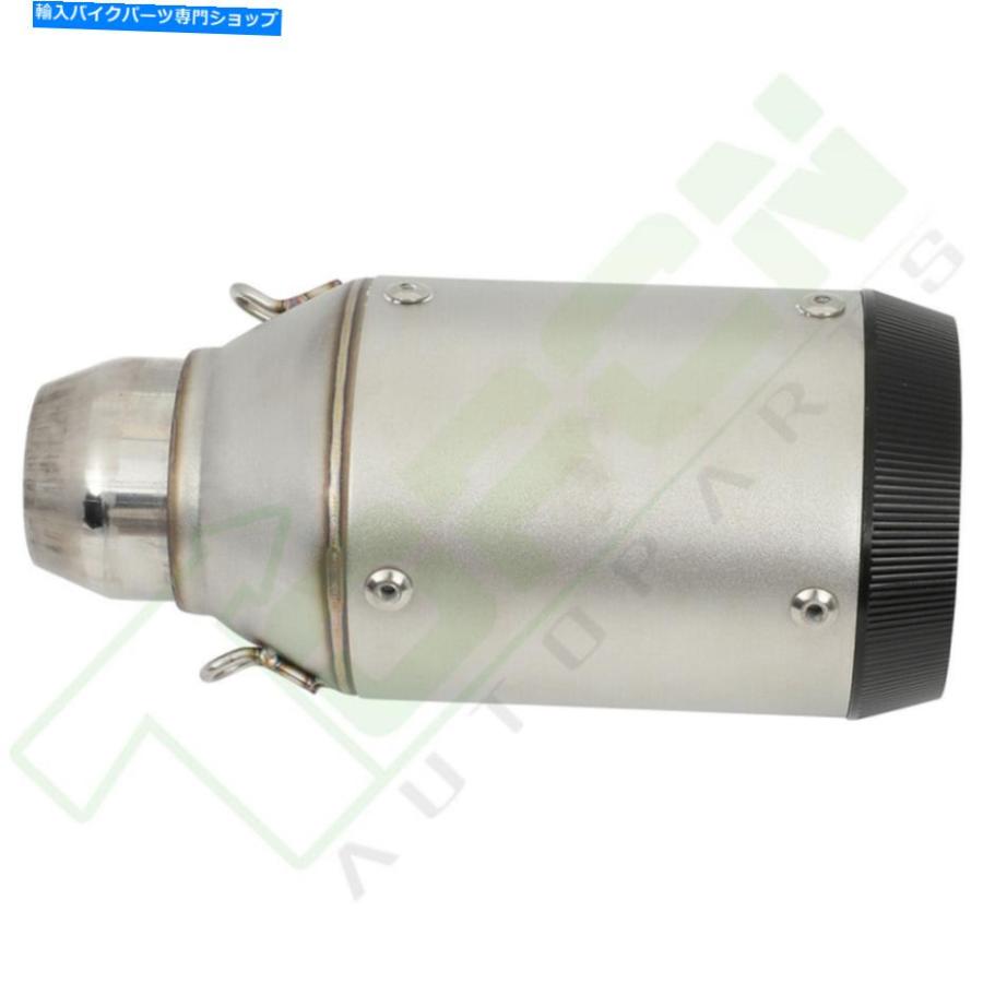 マフラー ユニバーサルレースのための160mmオートバイマフラーのヒント脱出排気管チタン 160mm Motorcycle Muffler Tips Escape Exhaust Pipe Titaniu_1