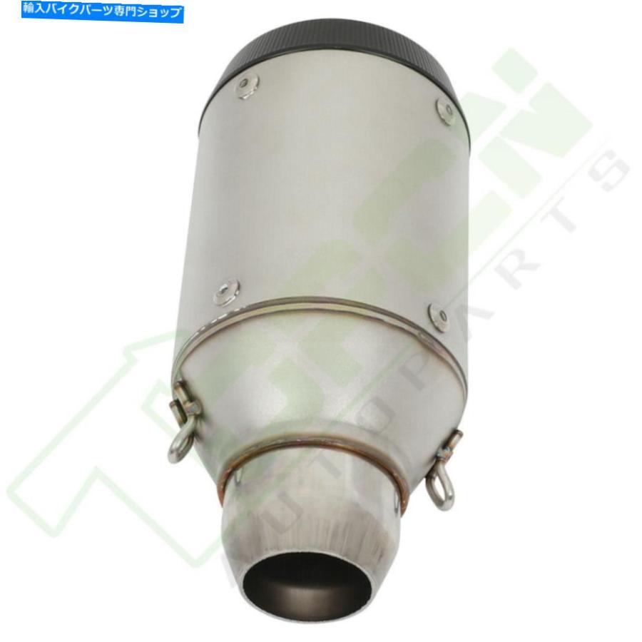 マフラー ユニバーサルレースのための160mmオートバイマフラーのヒント脱出排気管チタン 160mm Motorcycle Muffler Tips Escape Exhaust Pipe Titaniu_2