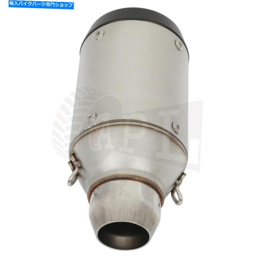 マフラー 160mmオートバイマフラーユニバーサル38-51mmレーシングのヒントエスケープ排気パイプ 160mm Motorcycle Muffler Universal 38-51mm Racing_2
