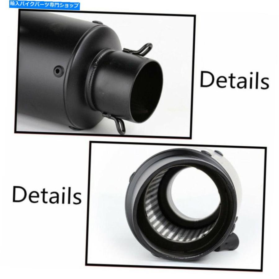 マフラー ホンダCBR300 CB300F / Rブラック攻撃性マフラー用オートバイの排気リンクパイプ Motorcycle Exhaust Link Pipe for Honda CBR300 CB300F/R_2