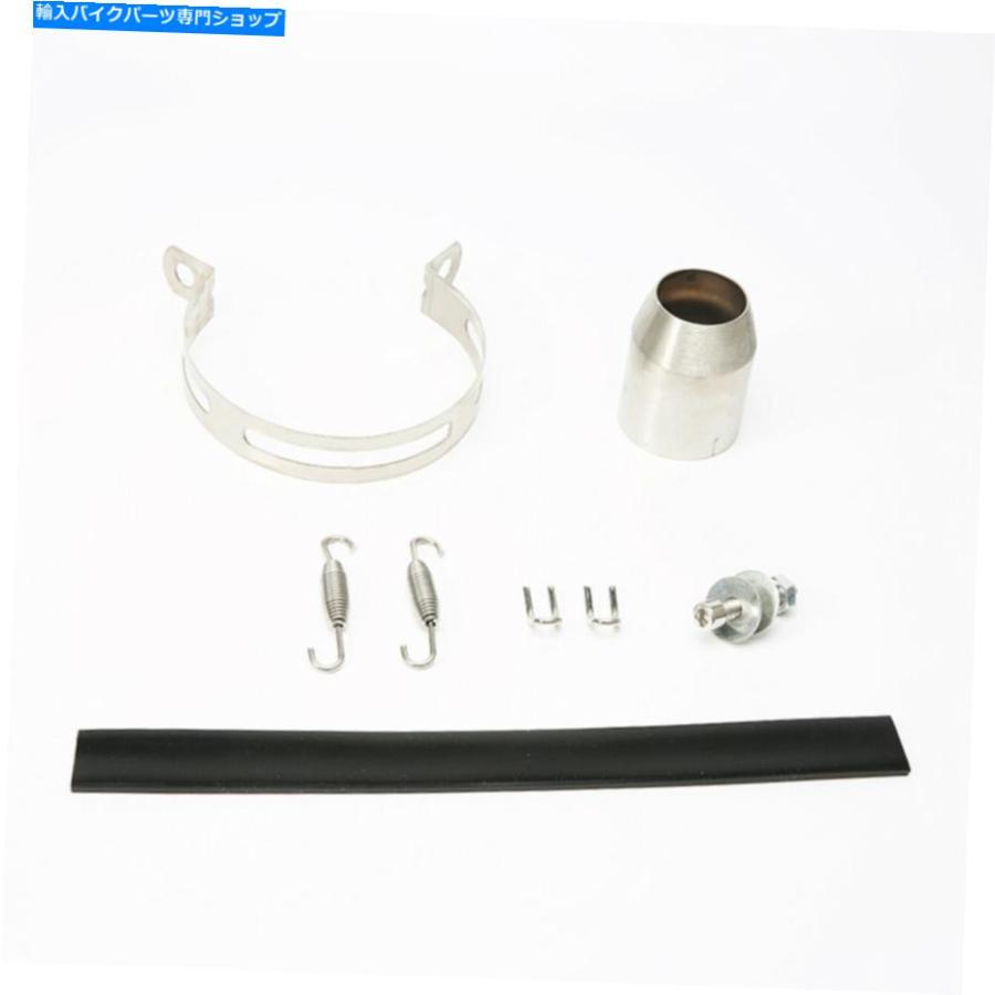 マフラー ステンレス鋼の排気マフラー管の51mmのユニバーサルオートバイ自転車の滑り 51mm Universal Motorcycle bike slip on stainless steel exhau_1