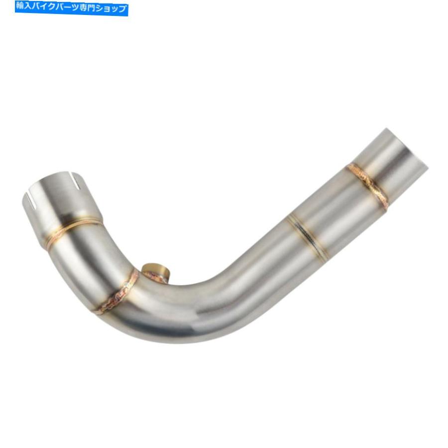 マフラー ホンダCBR600RR 2007-2020のためのGPステンレス排気レーシングマフラーミッドリンクパイプ GP Stainless Exhaust Racing Muffler Mid Link P_2