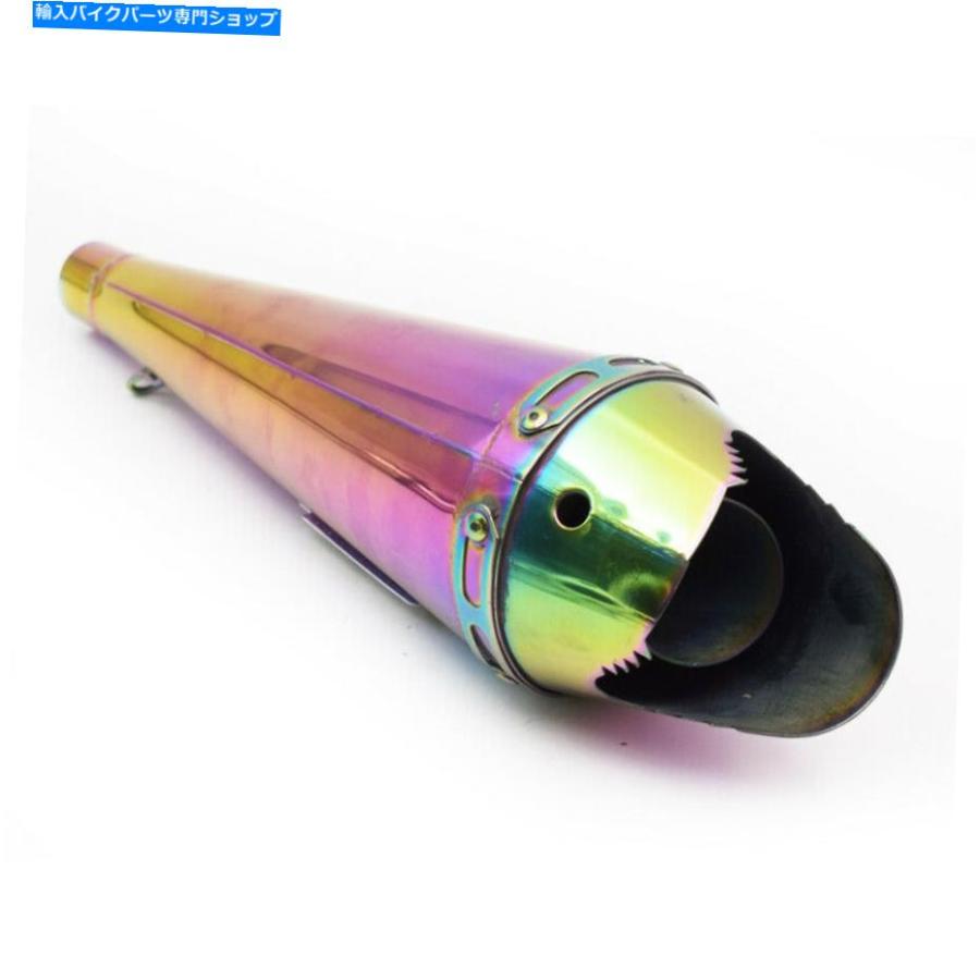マフラー オートバイの補正排気マフラーテールパイプスリップサイレンサーがフィットGY6125ヤマハ Motorcycle Refit Exhaust Muffler Tail Pipe Slip_1