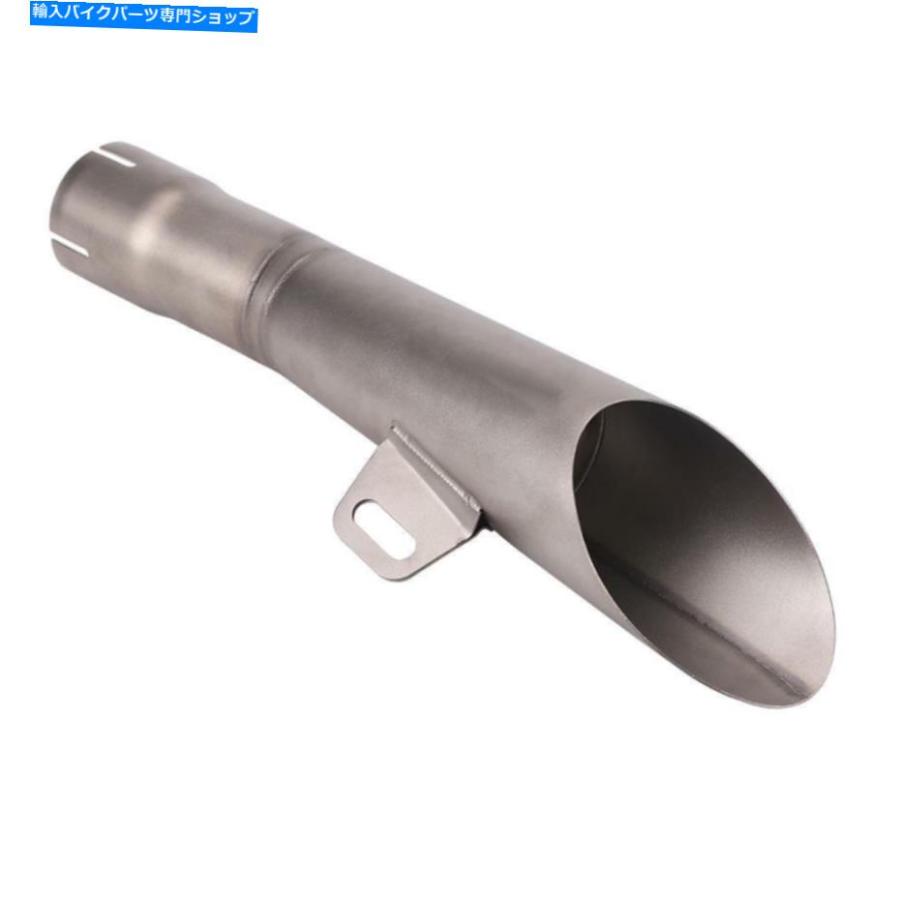 マフラー 35-51mmユニバーサルオートバイモトクロス排気マフラーパイプ先チタンカラー 35-51mm Universal Motorcycle Motocross Exhaust Muffler Pipe_2