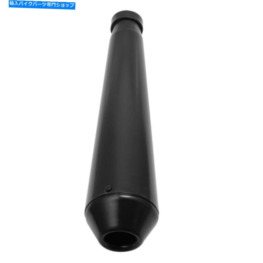 マフラー 黒38-45mmオートバイの排気マフラーパイプのチップスリップ路線の普遍的な Black 38-45mm Motorcycle Exhaust Muffler Pipe Tips Slip on St_2