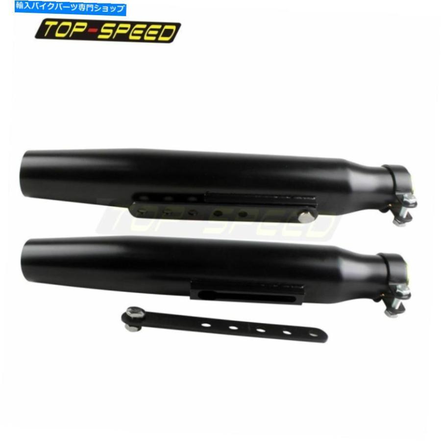 サイレンサー パームズ415 MMオーデーム415 MMキーボリップ・エイグララー・エイジ・デイビング ハーレー用ペアヴィンテージ 415 mmテーパードリップ_2