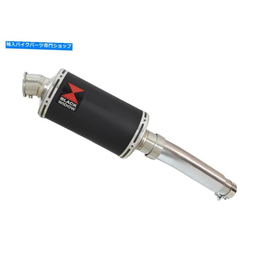 サイレンサー CBR600F CBR 600 FA排気サイレンサー230mmオーバルブラックステンレスBN23V 2011-2013 CBR600F CBR 600 FA Exhaust Silencer 230mm Oval