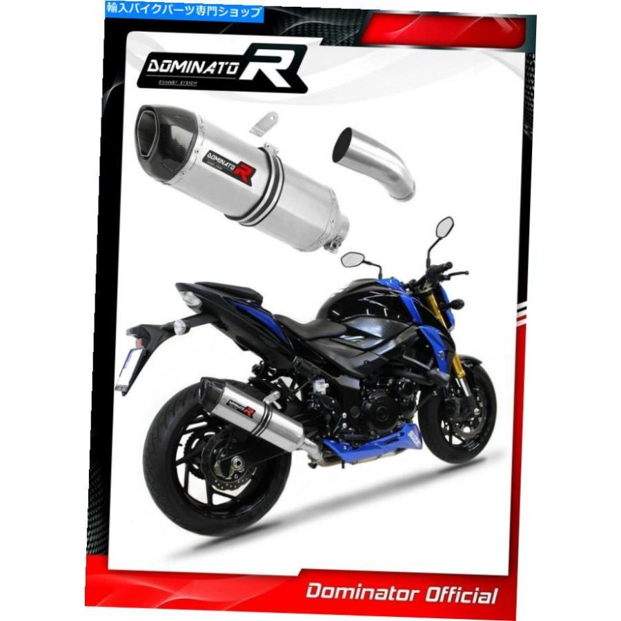 サイレンサー GSX-S 750エキゾーストHP1ドミネーターレーシングサイレンサーマフラー2017 - 2020 GSX-S 750 Exhaust HP1 Dominator Racing silencer m