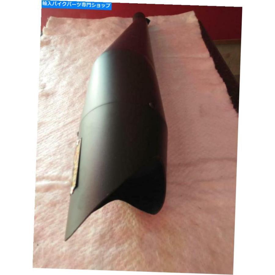 サイレンサー ロイヤルエンフィールドのためのイルカ様式の黒い排気サイレンサー Dolphine Style Black Exhaust Silencer For Royal Enfield