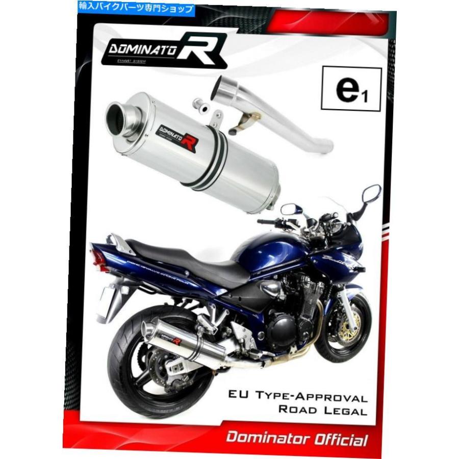 サイレンサー GSF 1200バンディットホモロジー排気ガスサイレンサーマフラーオーバルドミナーター2001 - 2005 GSF 1200 BANDIT Homologated Exhaust silen