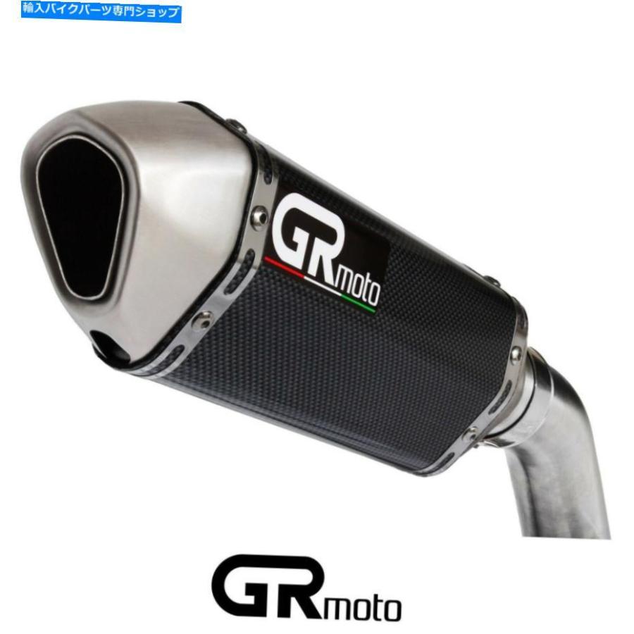 サイレンサー ホンダCB1300 S F 2003-2015 GRMOTOえり巻き炭素用 Exhaust for Honda CB1300 S F 2003-2015 GRmoto Muffler Carbon バイク-マフラー