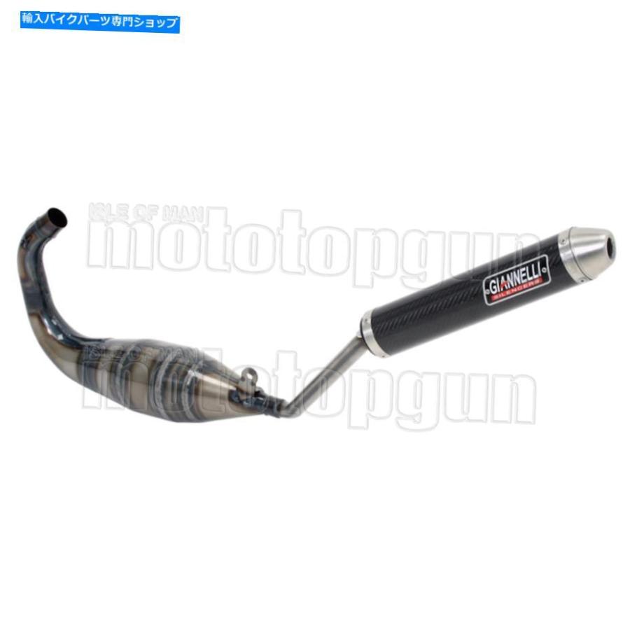 サイレンサー Giannelli Full System Exaust Hom Street 2TカーボンAprilia RS 50 2008 08 2009 09 GIANNELLI FULL SYSTEM EXHAUST HOM STREET 2T CAR_1