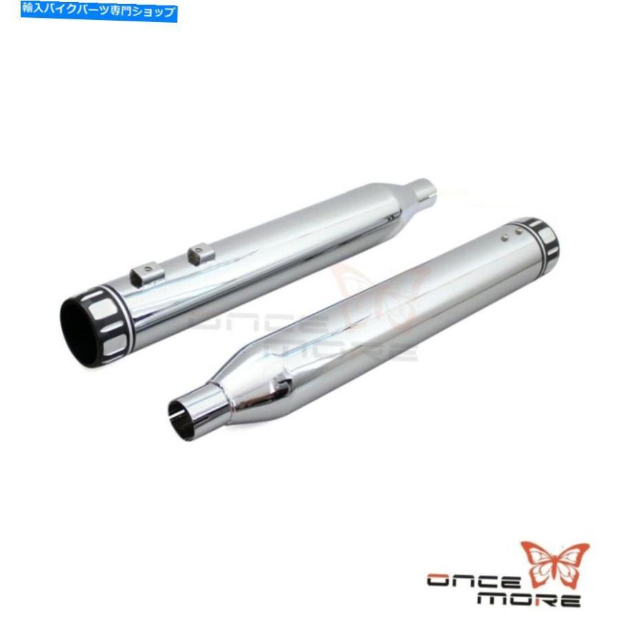 サイレンサー スリップオンオートバイの排気管マフラーサイレンサー1995年 Slip-On Motorcycle Exhaust Pipe Muffler Silencers For Harley Touring 1の画像