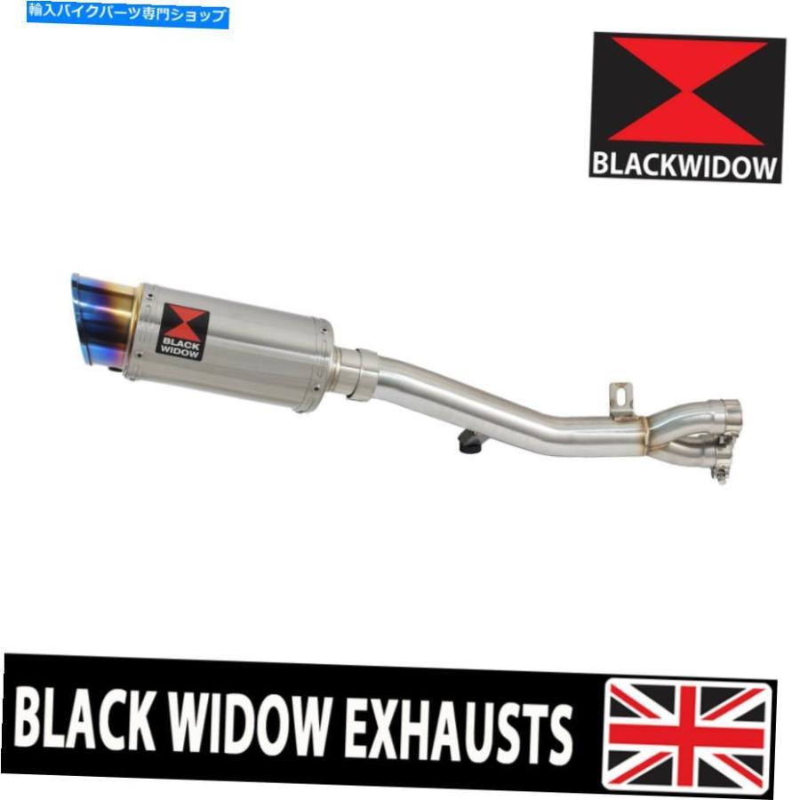 サイレンサー NT650 V Deauville 98-05排気管200mm円形青いチップステンレスSL20R NT650 V Deauville 98-05 Exhaust Pipe 200mm Round Blue Tip Stain