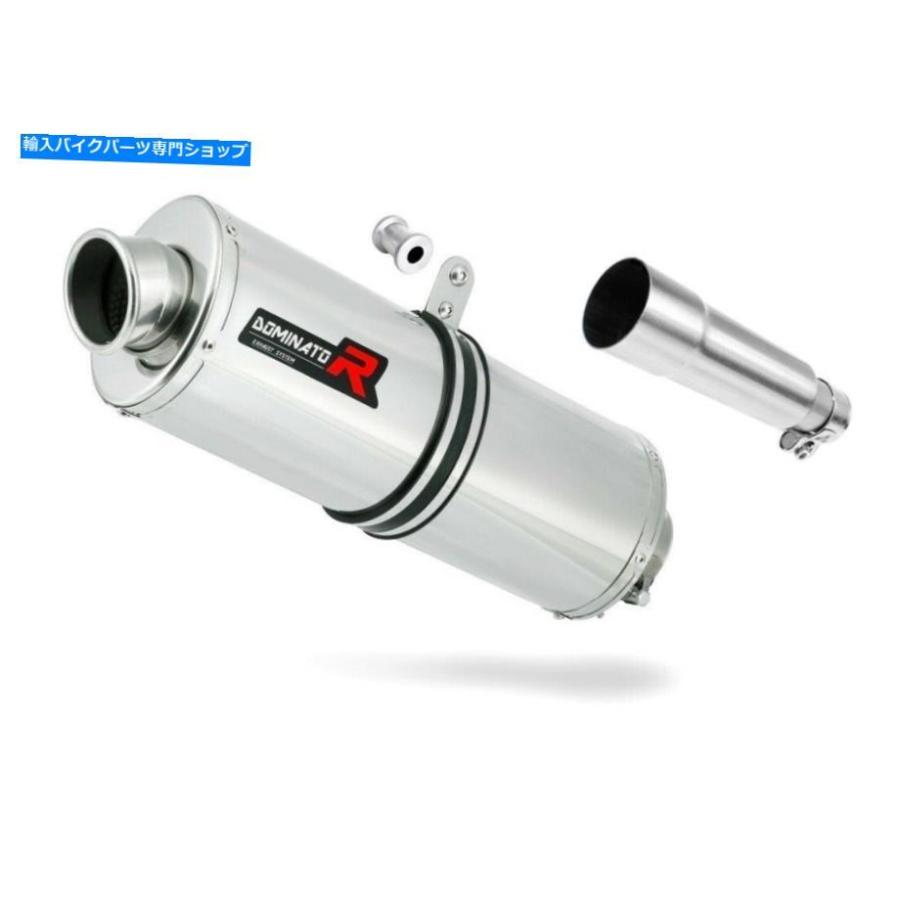 サイレンサー Terra Adventure 125排気オーバルドミネーターレーシングサイレンサーマフラー2008 - 2015 Terra Adventure 125 Exhaust OVAL Dominatorの画像