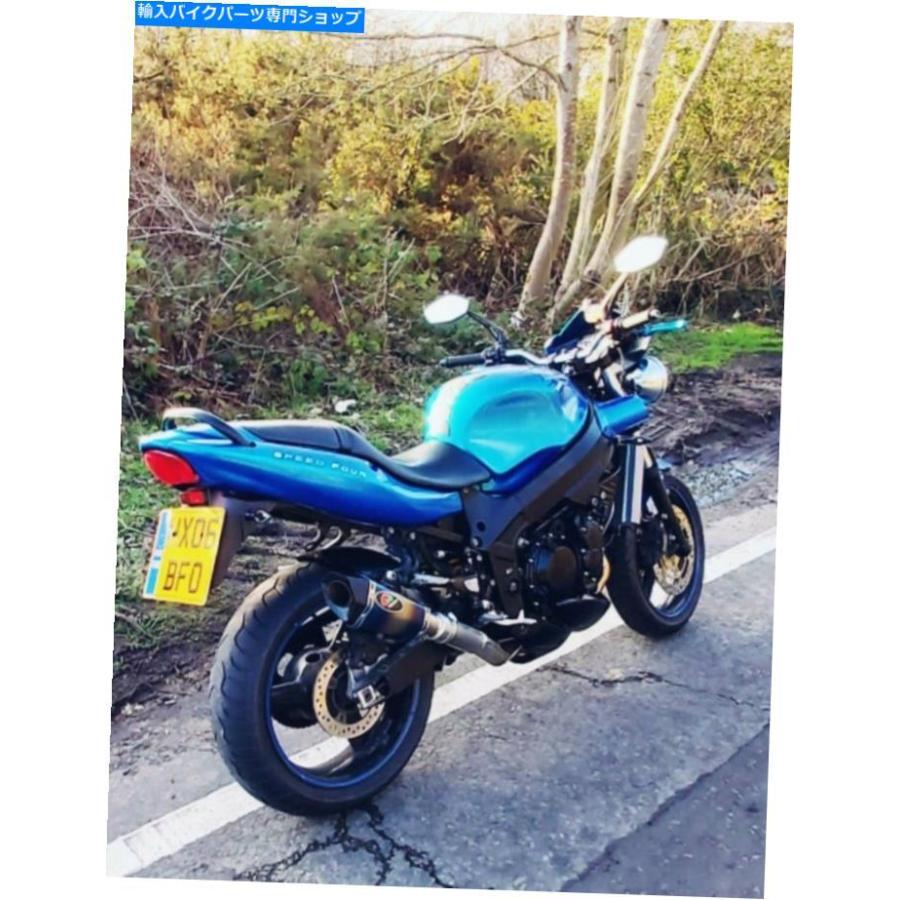 サイレンサー GP速度の排気警察速度4 2002 2003 2004 2005 2006 +アダプター GP velocity exhaust triumph speed four 2002 2003 2004 2005 2006 + adの画像