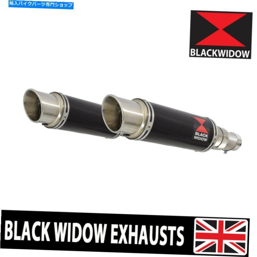 サイレンサー Triumph Street Cup 2017 - 2019エキゾーストサイレンサーラウンドブラックスチールBG23R TRIUMPH STREET CUP 2017 - 2019 Exhaust Sile