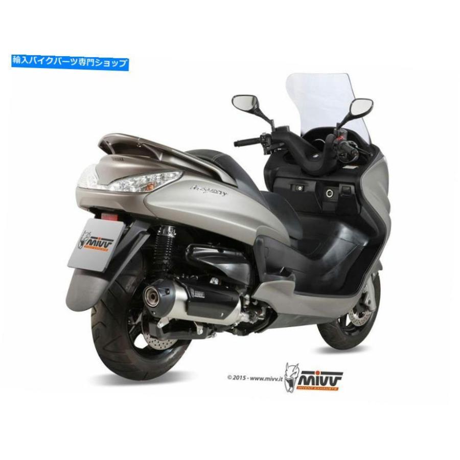 サイレンサー ヤマハマジェスティ400フルエキゾーストMIVVアーバン2007-2014 YAMAHA MAJESTY 400 Full exhaust MIVV Urban 2007-2014の画像