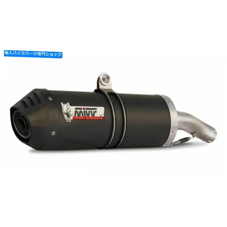 サイレンサー H.014.L3C - サイレンサーエキゾーストMIVVオーバルカーボンキャップホンダCBR 600 Fスポーツ01> H.014.L3C - Silencer Exhaust Mivv Ov