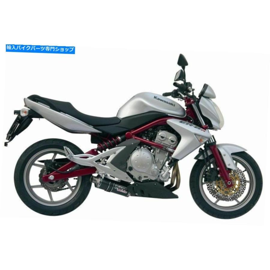 サイレンサー K.015.LE - サイレンサー排気MIVVオーバルカーボンカワサス島ER-6N / F - versys 650 K.015.LE - Silencer Exhaust Mivv Oval Carbon Kaの画像