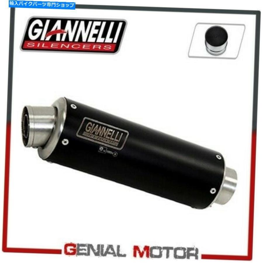 サイレンサー 排出マフラーGiannelli InoxブラックXPRO + CatalystヤマハXJR 1300 2007 07 Exhaust Muffler Giannelli Inox Black XPro + Catalyst Ya