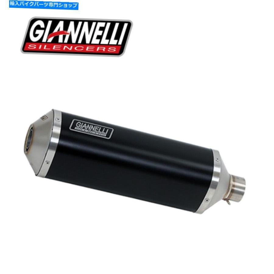 サイレンサー 排気マフラーGiannelliアルミプーパースポーツブラックホンダCBR 250 R 2011> 2013 Exhaust Muffler Giannelli Aluminum Ipersport Blacの画像