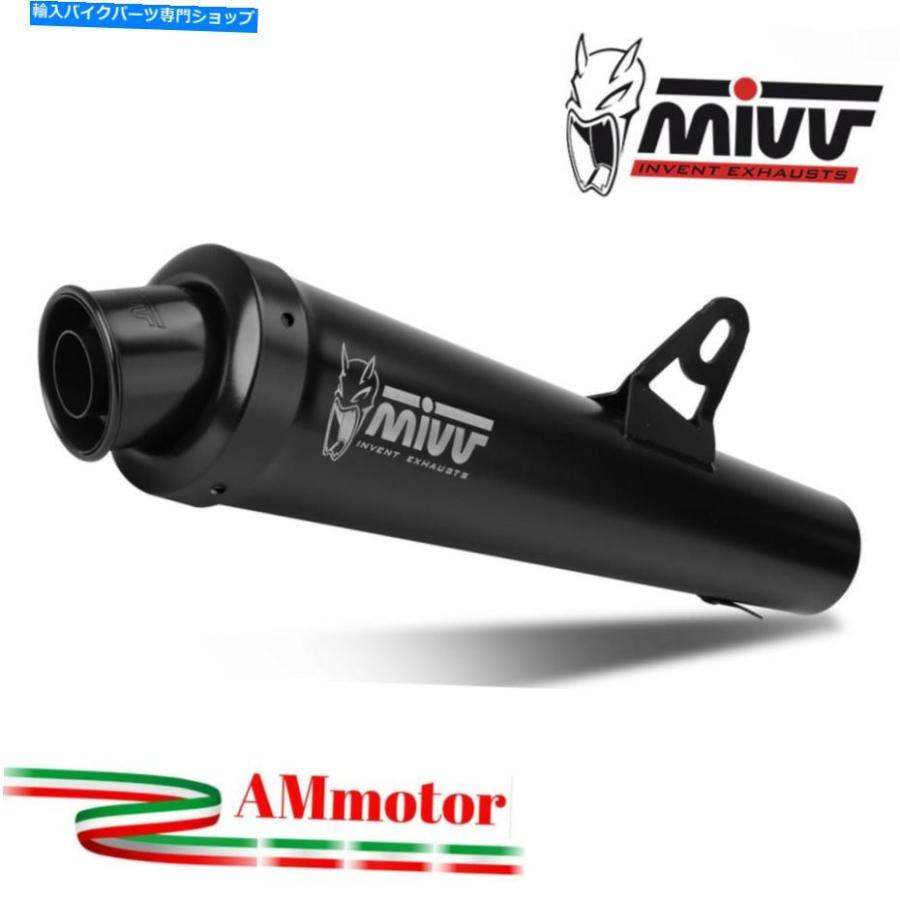 サイレンサー MIVVスズキGSF 650バンディット2010エキゾンセルオートバイスリップオンXコーンブラック Mivv Suzuki Gsf 650 Bandit 2010 Exhaust Sileの画像