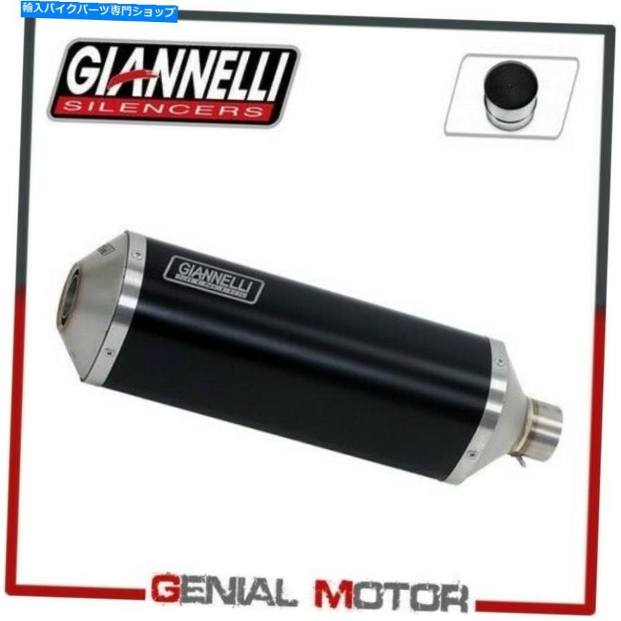 サイレンサー 排気ガスガアネリブラックアルミプーパースポーツ+カットダービGPR 125 4T 4V 2010 10 Exhaust Giannelli Black Aluminum Ipersport + Cat D バイク-車、バイク、自転車-インナーサイレンサー
