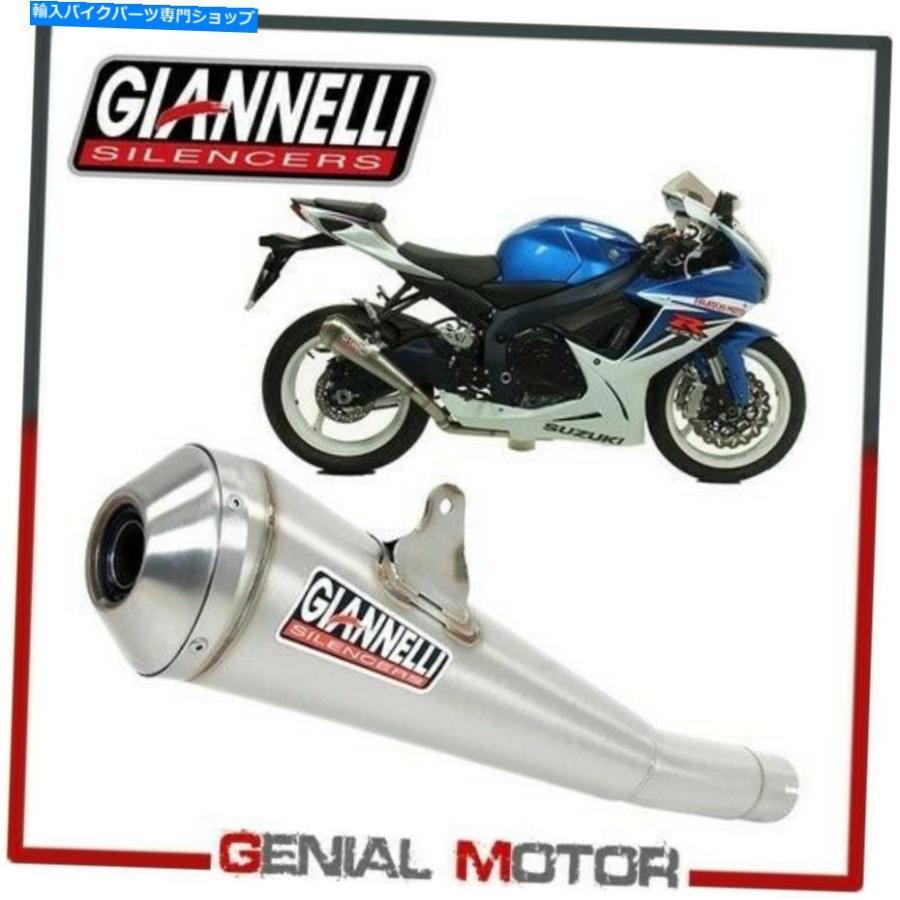サイレンサー 排気マフラーGiannelli GX-One Nichrom Suzuki GSX-R 600 2014 14 Exhaust Muffler Giannelli Gx-One Nichrom Suzuki GSX-R 600 2014 14