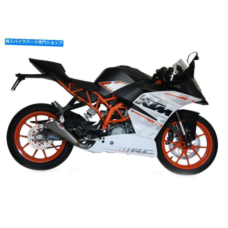 サイレンサー IXIL X55スラッシュコーンスリップオンサイレンサーKTM RC 390 2015-16 FM3853S IXIL X55 Slash Cone Slip on Silencer KTM RC 390 2015 バイク-車、バイク、自転車