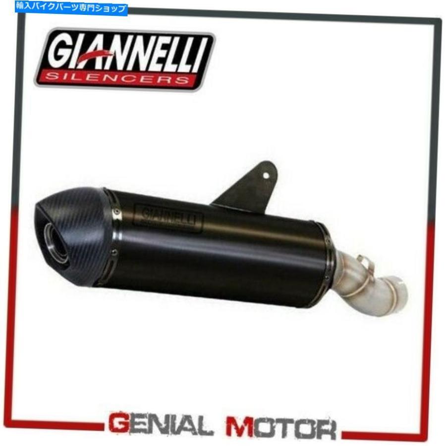 サイレンサー 排気マフラーGiannelliアルミニウムマキシオーバルブラックBMW R 1200 R 2011> 2014 Exhaust Muffler Giannelli Aluminum Maxi Oval Bla