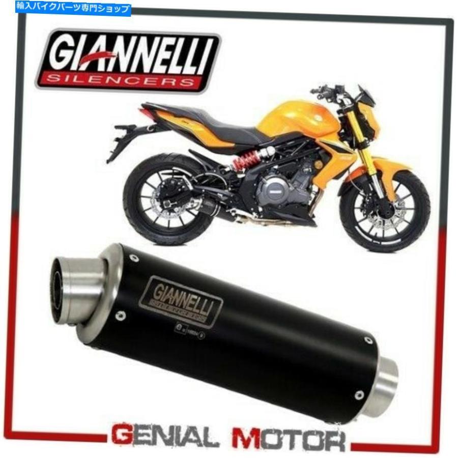 サイレンサー 排気マフラーGiannelliブラックステンレス鋼X-ProベネリBN 302 2017> 2018 Exhaust Muffler Giannelli Black Stainless Steel X-Pro Ben