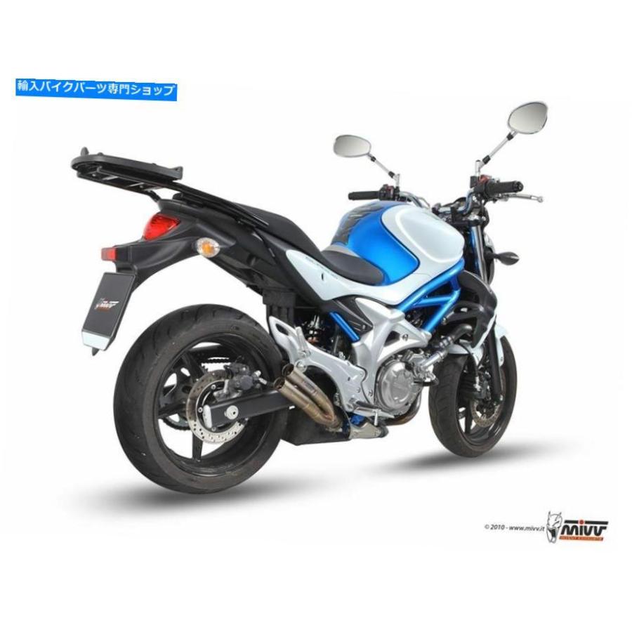 サイレンサー スズキ・グラディウス排気MIVVダブルガン2009-2015チタン
